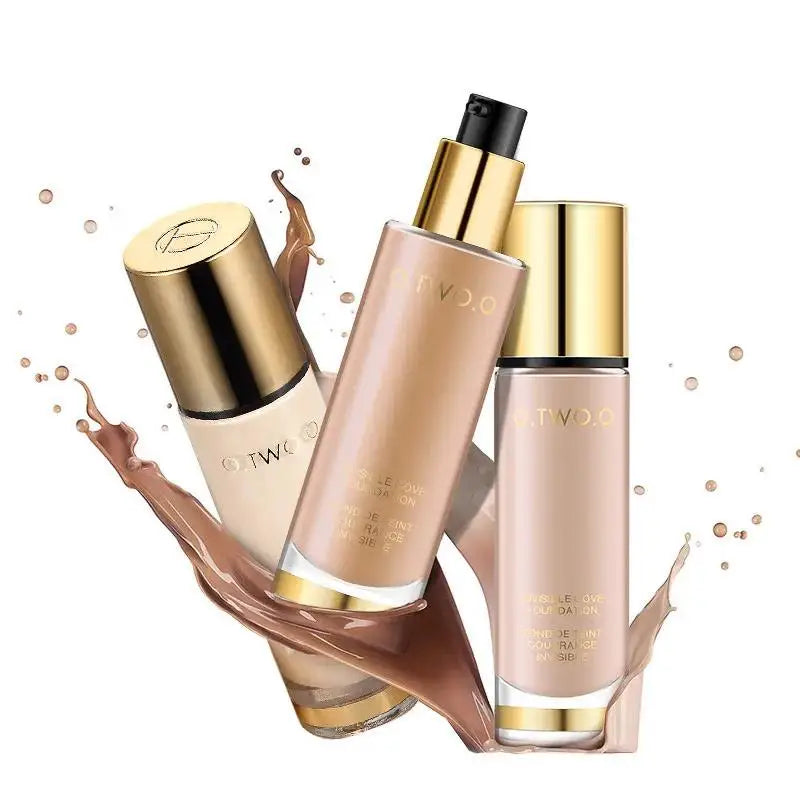 O.TWO.O 8-Shade Liquid Foundation – Waterproof Full Coverage
