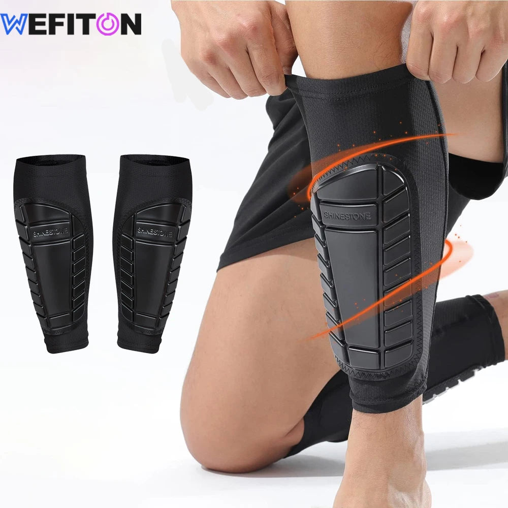 1Pair Football/Soccer Shin Guard Sleeves – High-Impact Resistant,Breathable & Comfortable Leg Protection for Men Women, & Teens Peaceful Pleasures Health and Wellness