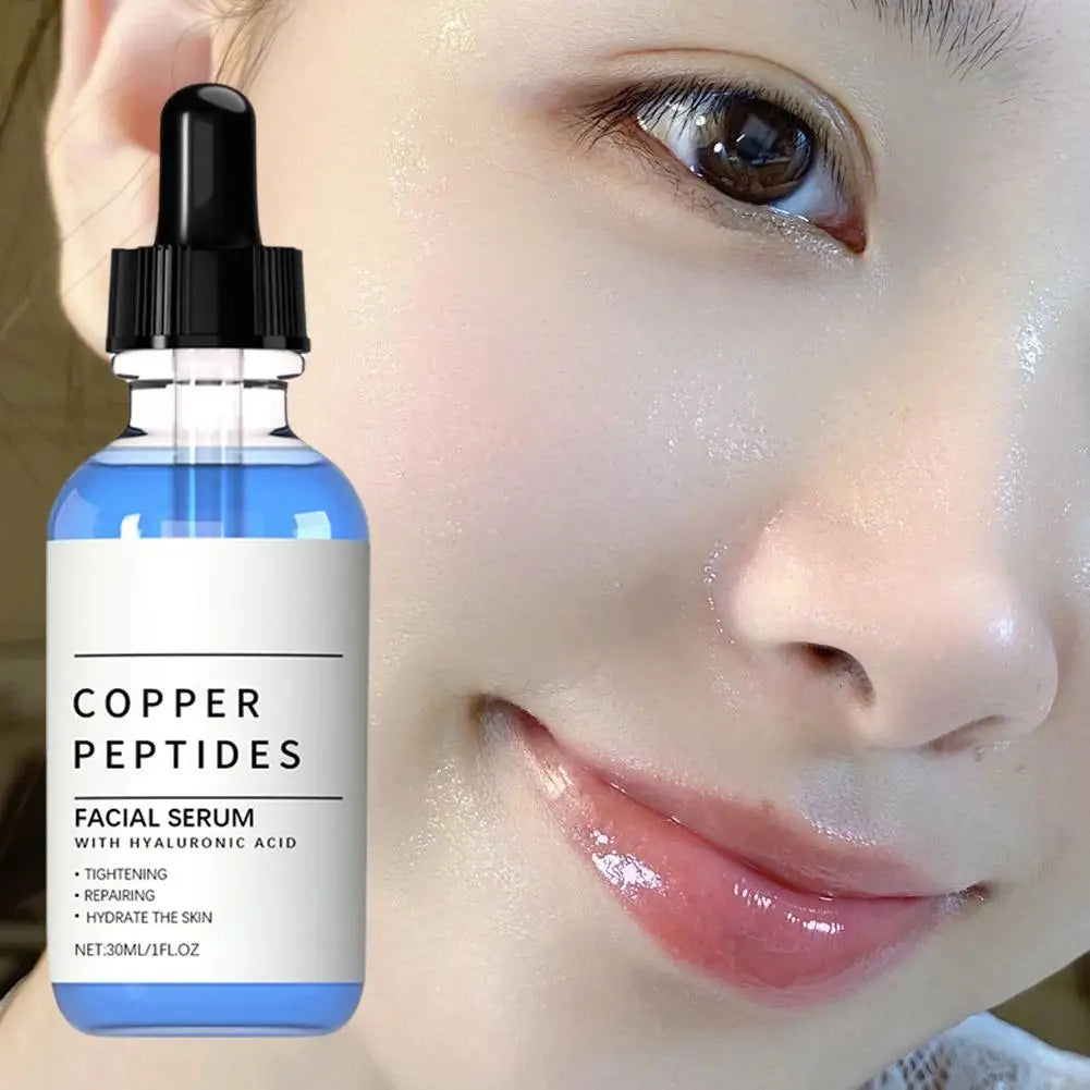 Copper Titanium Essence Hyaluronic Acid Serum Skin Barrier Repair For Sensitive Dry Moisturizing Brightening Soothing Face Skin Peaceful Pleasures Health and Wellness