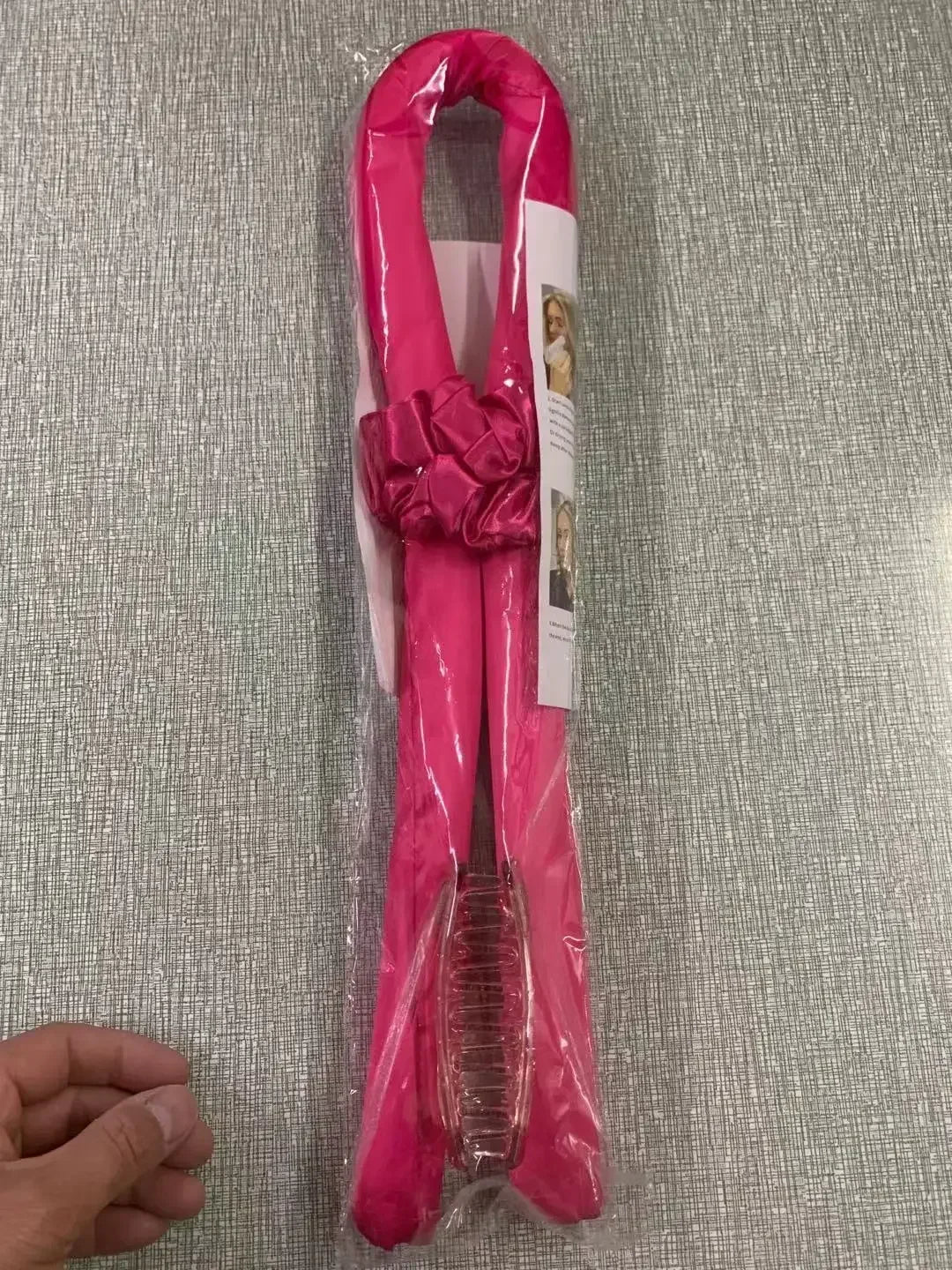 2-Pack Satin Heatless Curling Rod Lazy Curler Headband Make Hair Soft and Shiny Hair Curler Hairdressing Tools Peaceful Pleasures Health and Wellness red