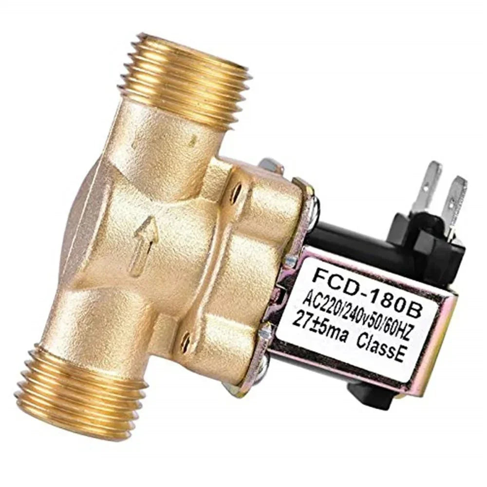 Brass N/C Solenoid Valve 12V 24V 220V – G1/2" & G3/4" Water Flow