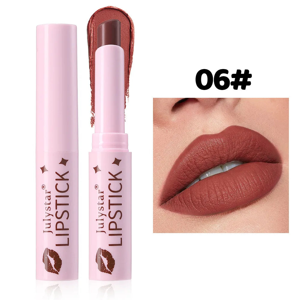 Matte Velvet Lipstick Pen – 8 Colors, Waterproof, Long Lasting