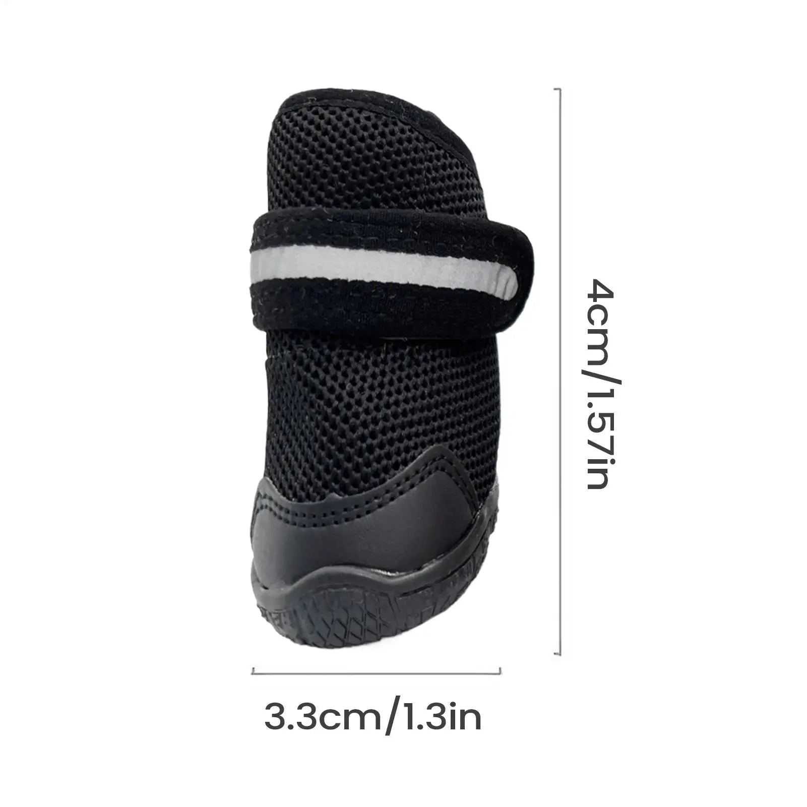 Shoes For Dog Reflective Elastic Breathable Anti-Slip Booties Small Dog Shoes For Puppy Pet Walking Camping Hiking Outside Peaceful Pleasures Health and Wellness