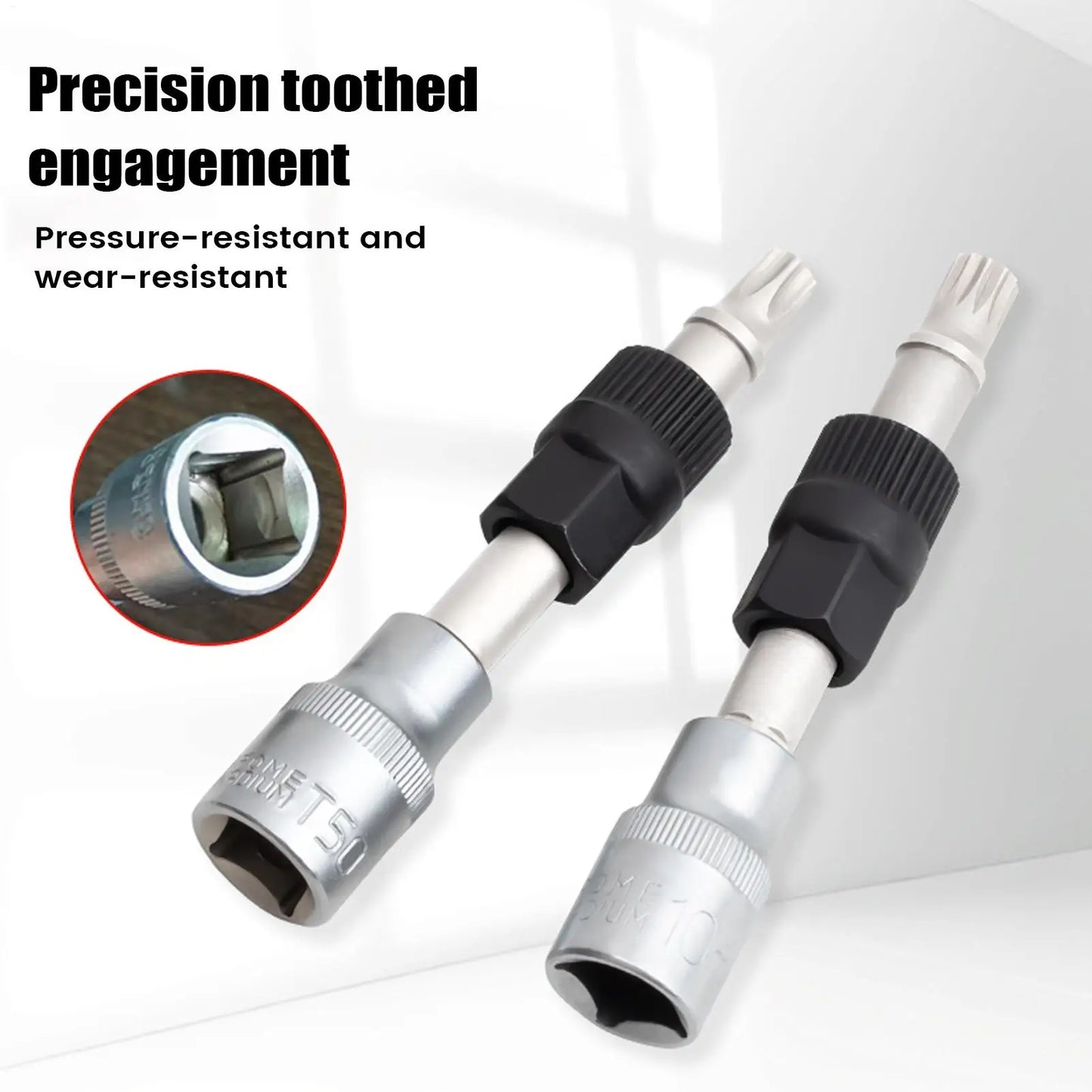 M10 T50 Alternator Pulley Disc Remover Wrench Tool Bolt Remover Socket Wrench Tool For V-belt Pulley Automotive Accessories Peaceful Pleasures Health and Wellness