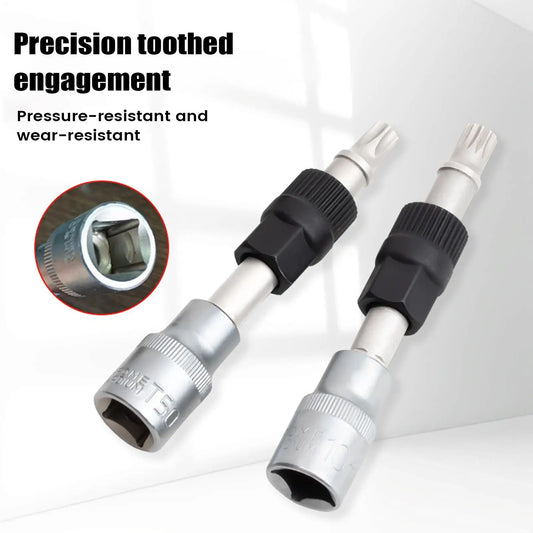 M10 T50 Alternator Pulley Disc Remover Wrench Tool Bolt Remover Socket Wrench Tool For V-belt Pulley Automotive Accessories Peaceful Pleasures Health and Wellness