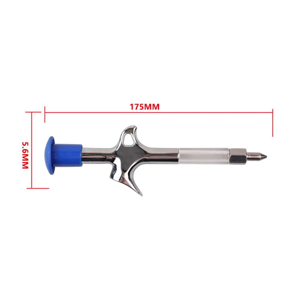 Bicycle Aluminum Grease Gun Aluminum Alloy MTB Bike Ball Bearing Hub Grease Syringe Bicycle Oil Lubricant Cycling Repair Tool Peaceful Pleasures Health and Wellness