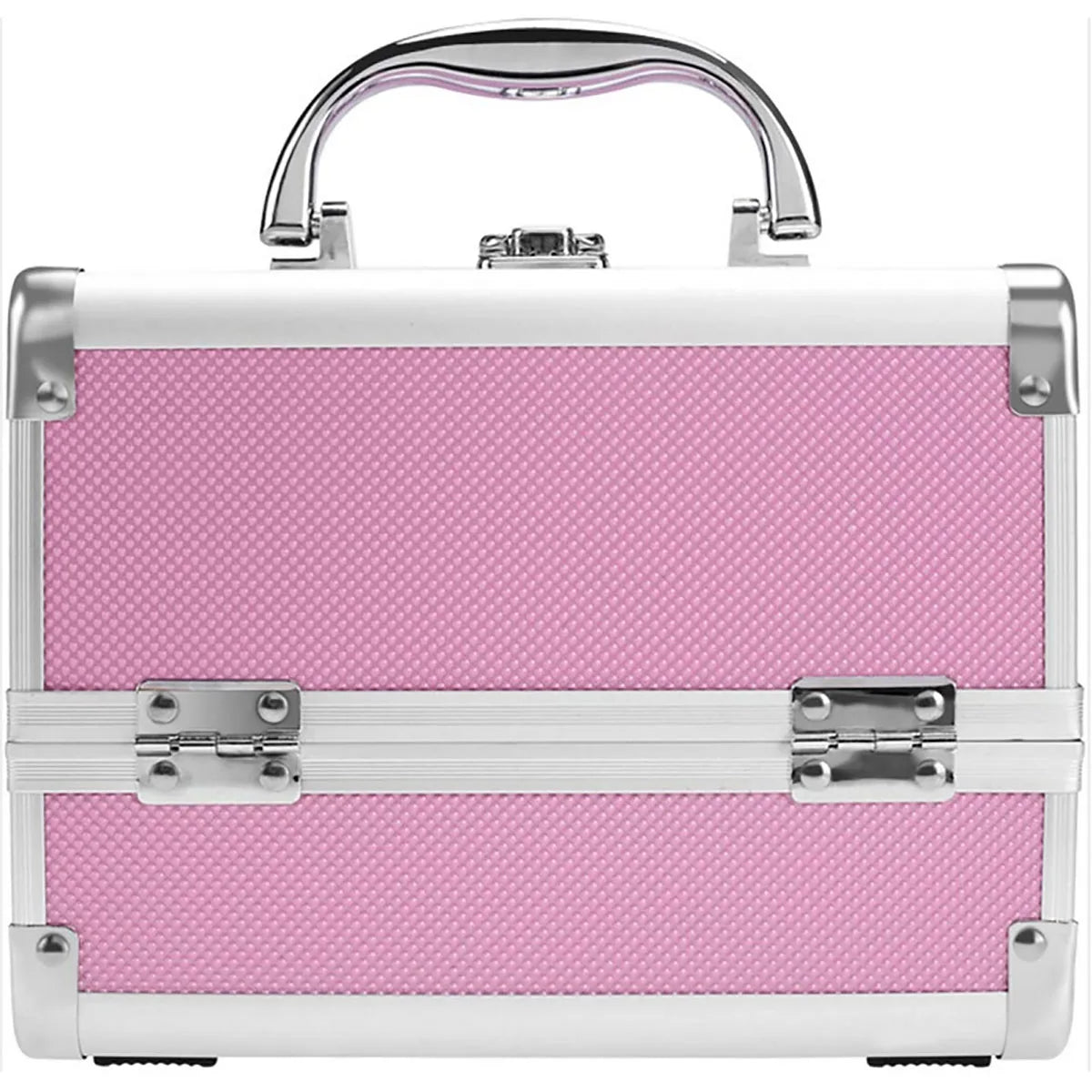 Portable Aluminum Cosmetic Storage Case Beauty Salon Embroidery Toolbox Nail Art Artist Portable Cosmetic Case Peaceful Pleasures Health and Wellness