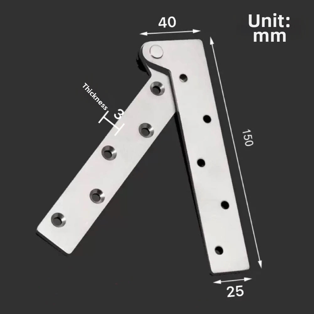 Stainless Steel Pivot Hinge 360-degree Revolving Door Cabinets Doors