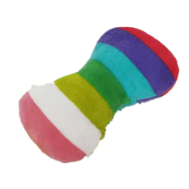 Pet Toys Plush Squeaky Toy Bite-Resistant Clean Dog Chew Puppy Training Toy Soft Banana Bone Vegetable Fruit Pet Supplies DC05 Peaceful Pleasures Health and Wellness Colorful bones