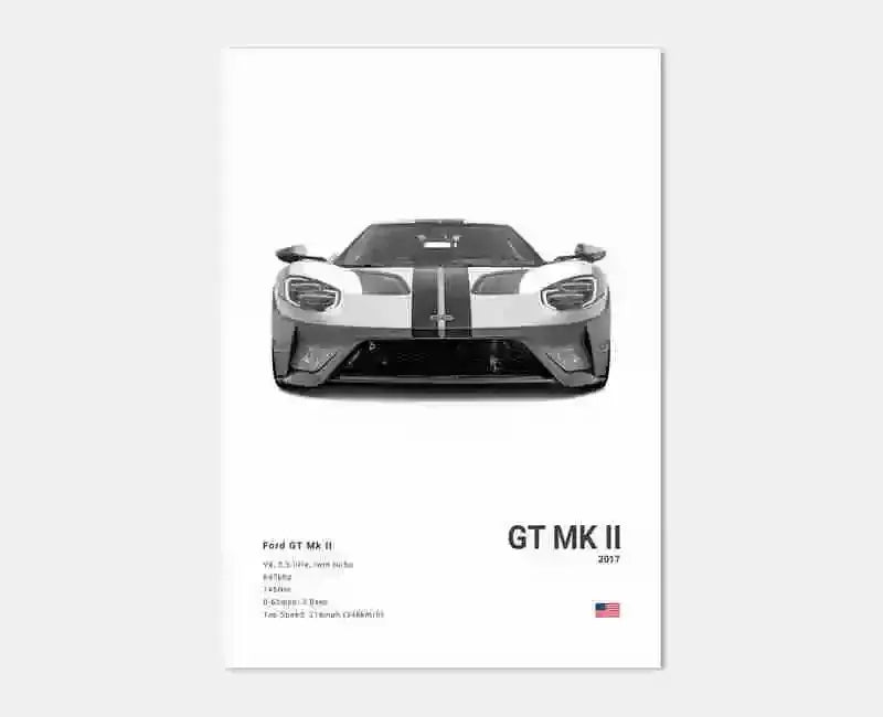 Luxury Supercar Canvas Print Aesthetic MK RS GT GTR SUV Photography Poster Ideal Wall Decor for Home Peaceful Pleasures Health and Wellness P14 30x40cm