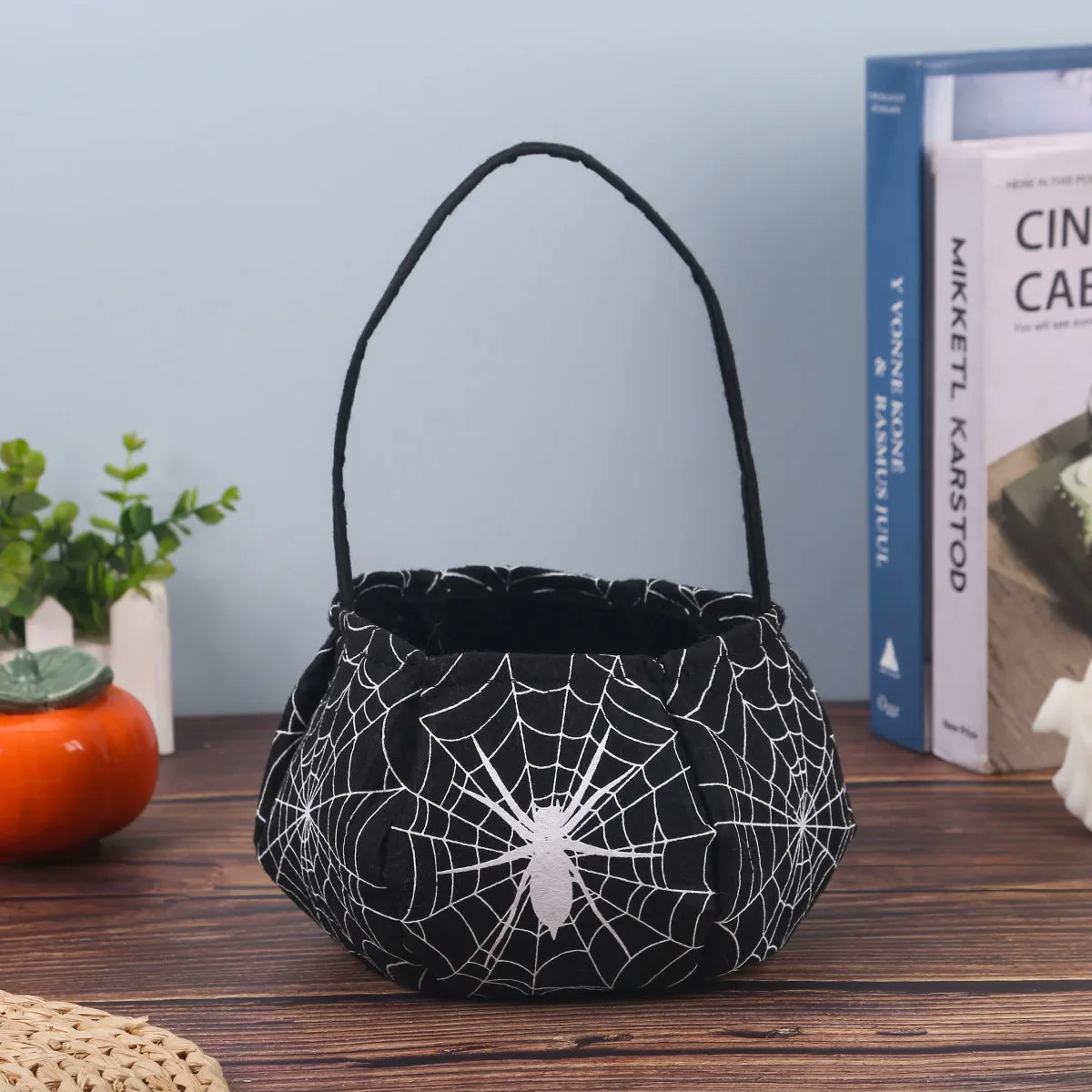 Halloween Pumpkin Candy Bucket | Kids Trick or Treat Basket
