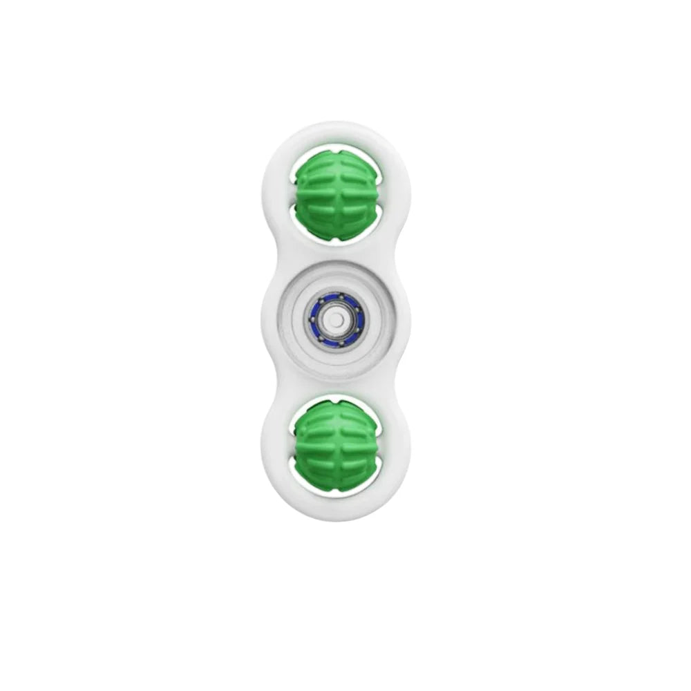 Fidget Silicone Sensory Toy Rotating Rolling Gyroscope Decompression Toy For Anxiety Relief Sensory Autism Toys Peaceful Pleasures Health and Wellness Green - 1Pc