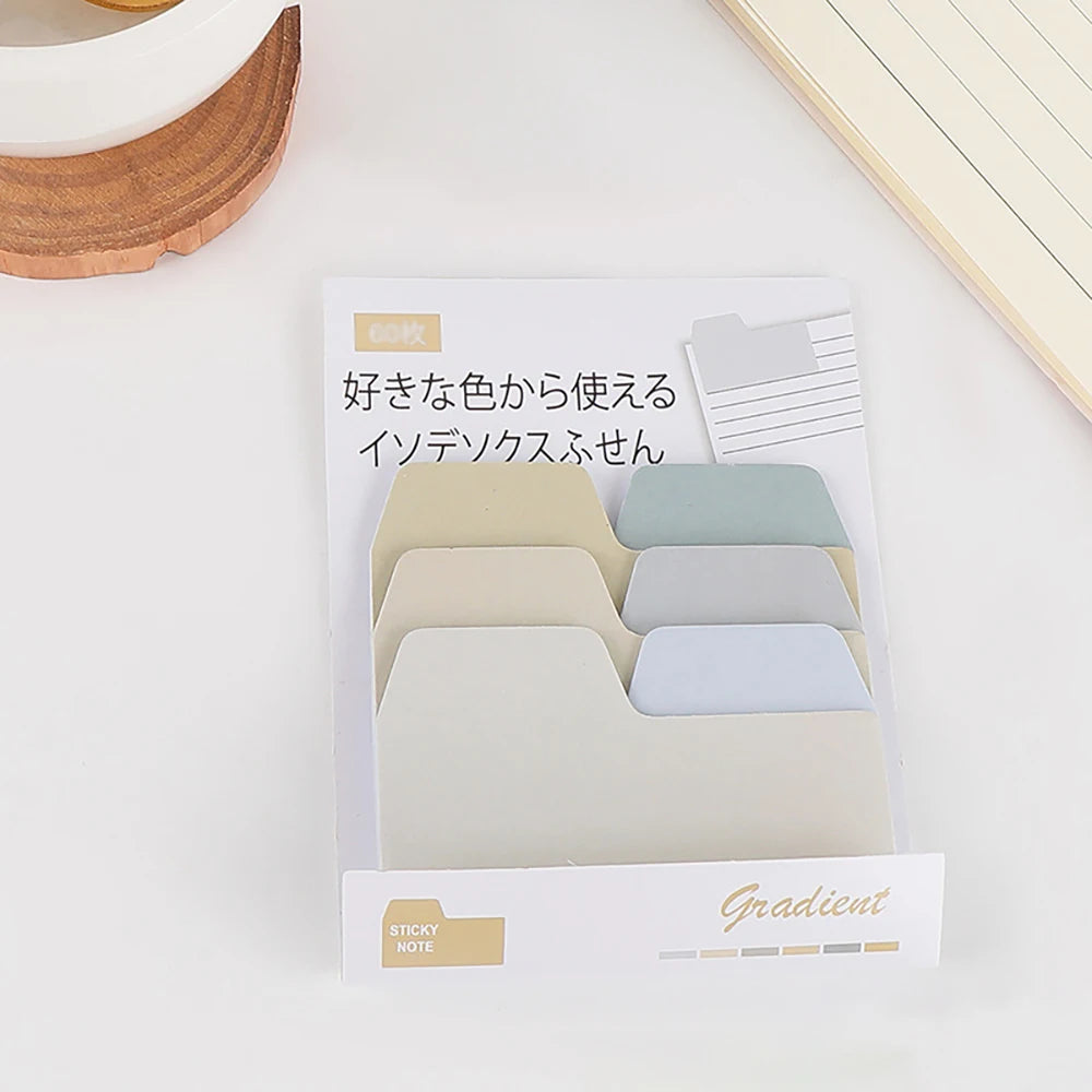 Colorful Gradient Index Stickers Creative Multi-color Office Account
