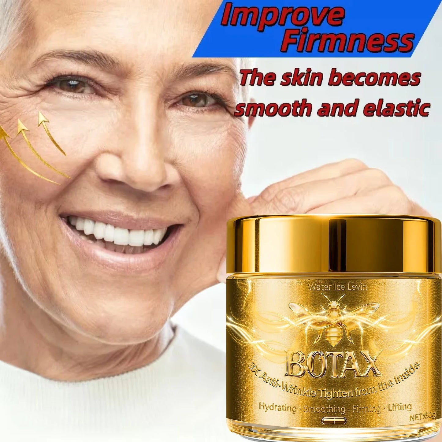 Bee Venom Anti-Aging Face Cream | Hyaluronic Acid & Retinol
