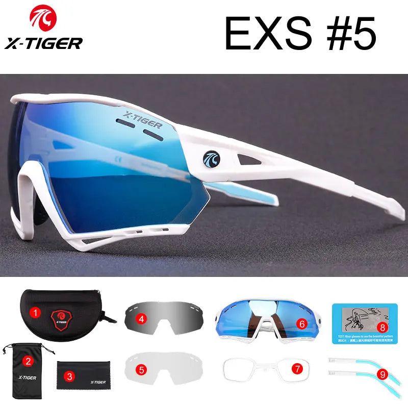 X-TIGER Polarized UV400 Cycling Sunglasses – Road & MTB