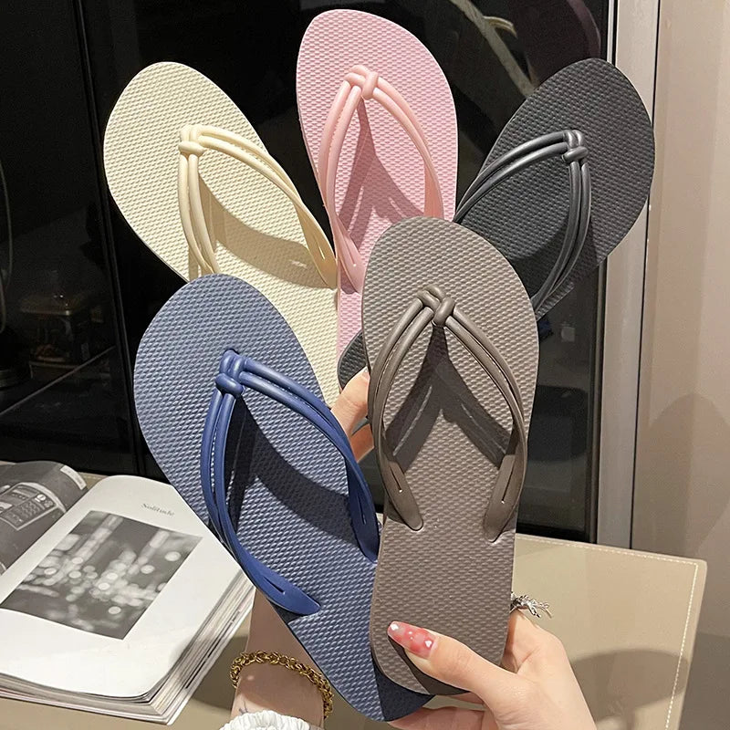 Women's Candy Color Flip Flops | Non-Slip Soft EVA Sandals