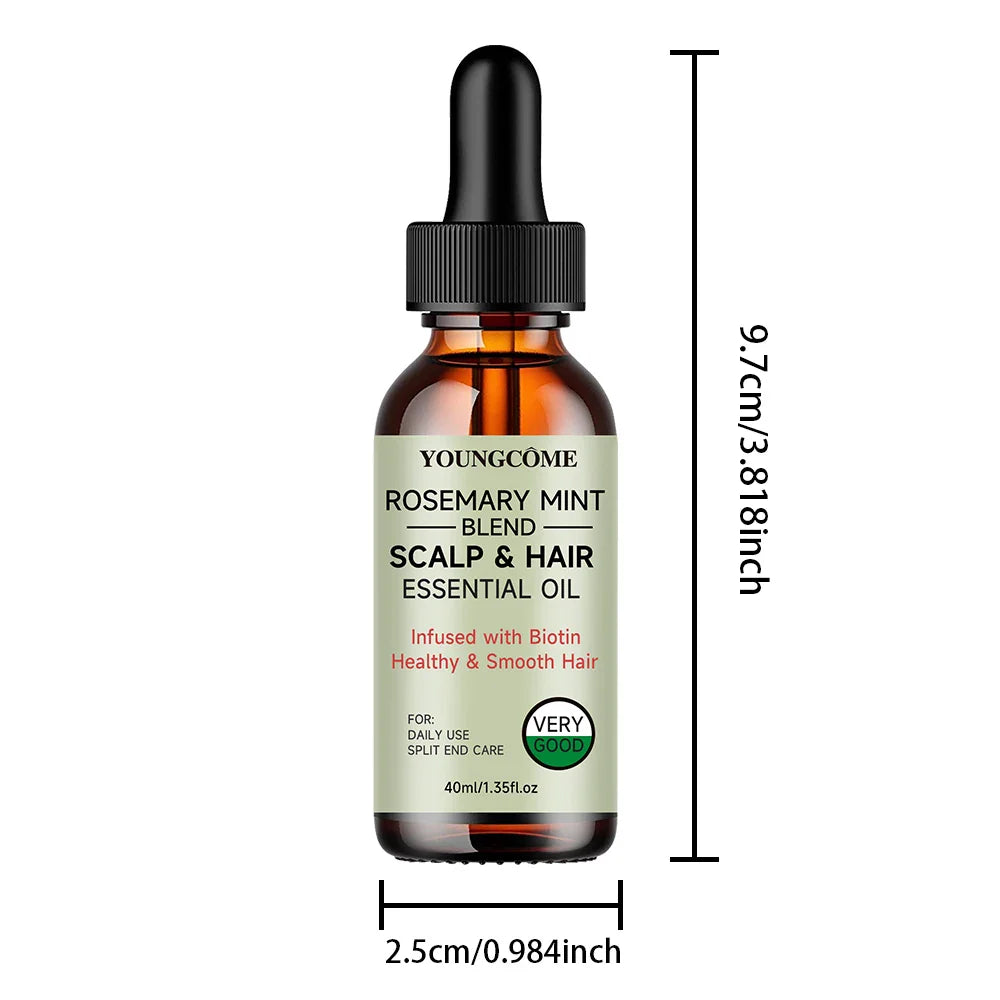 Rosemary Mint Hair Growth Oil – Nourishing Hair Treatment