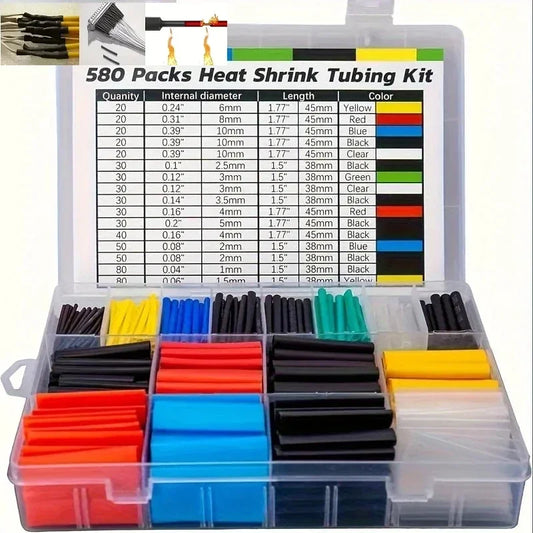 Heat Shrink Tubing Kit – Wire Insulation Sleeves | DIY & Auto Heat Shrink Tubing Oasis Select