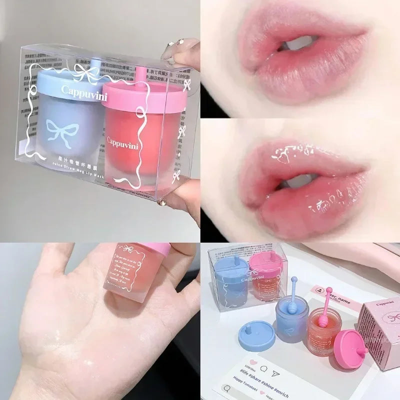 Blueberry Solid Lip Mask – Moisturizing Jelly Lip Balm & Gloss