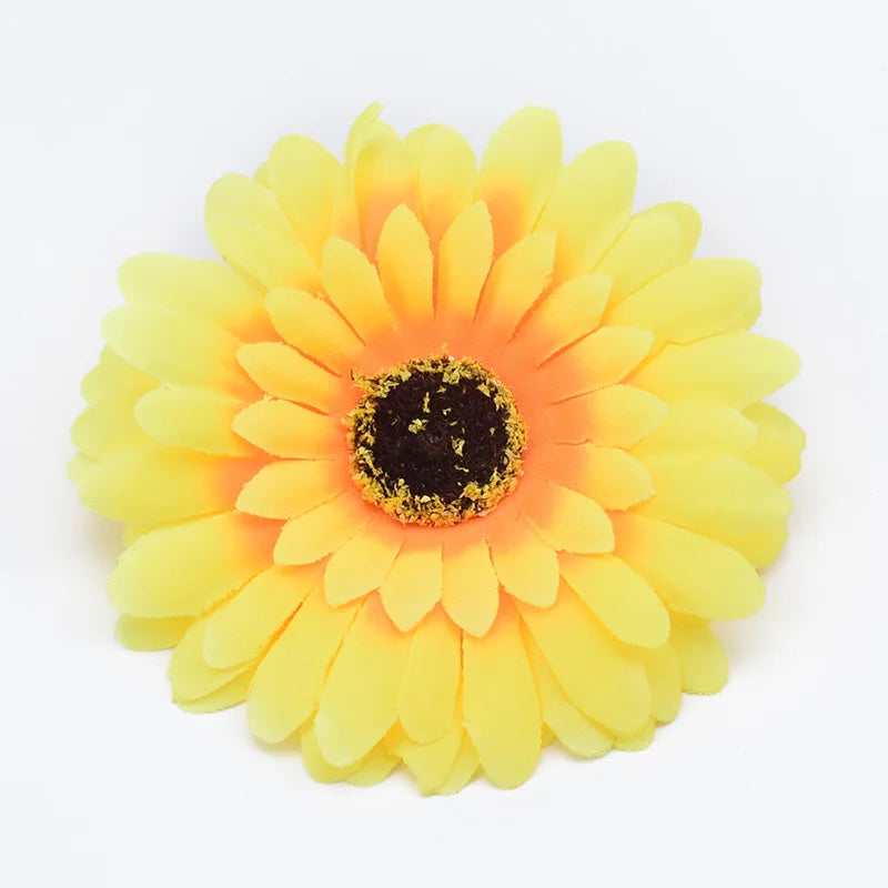 Silk Gerbera Artificial Flowers 10/20 Pcs – Wedding & Home Decor
