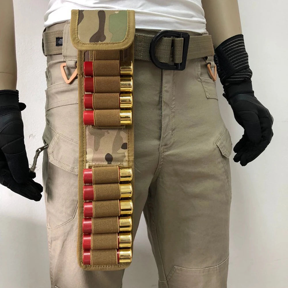 Cartridge Bag Tactical Hunting 16-Round Shotgun Storage Bag Molle Accessory Bag Molle Magazine Pouch Cartridge Holder Gun Peaceful Pleasures Health and Wellness