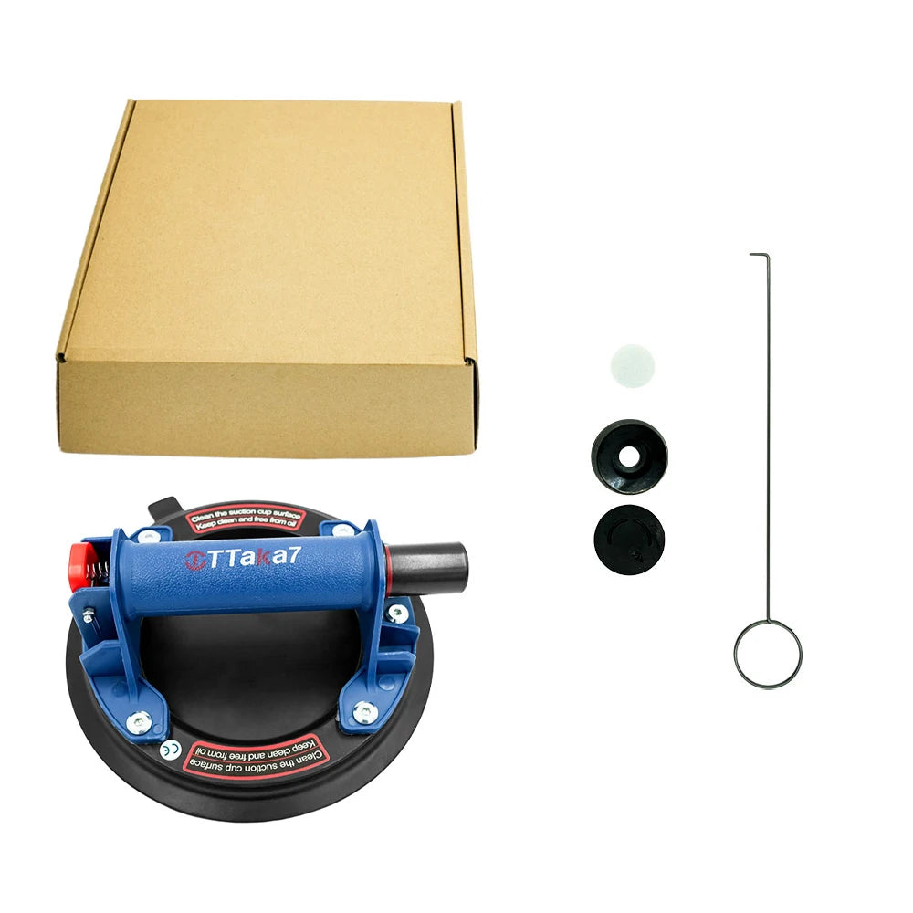 Upgraded Vacuum Suction Cup 200kg Load Capacity Heavy-duty Ceramic Tile Adsorption Granite Glass Lifting Vacuum Spreader Peaceful Pleasures Health and Wellness 1PC with Carton 5