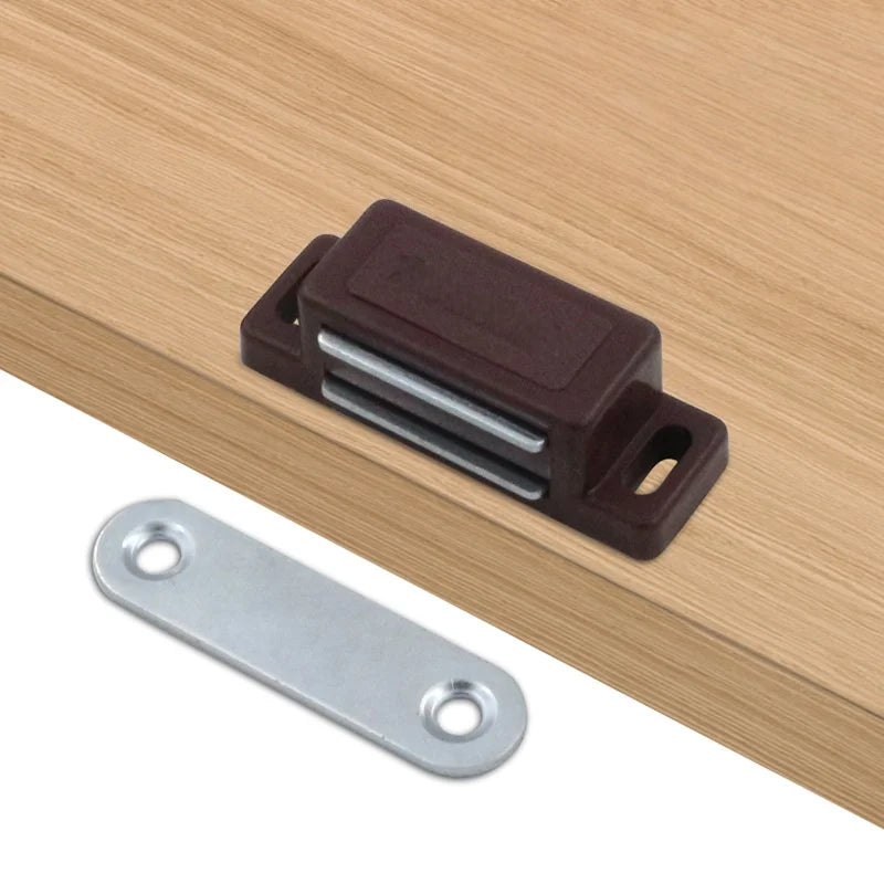 10 Pcs Plastic Cabinet Magnet Latch,Wardrobe Closet Closures,Strong Magnetic Door Catches for Cabinet Cupboards Drawers Shutters Peaceful Pleasures Health and Wellness