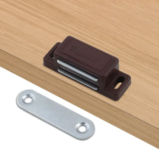 10 Pcs Plastic Cabinet Magnet Latch,Wardrobe Closet Closures,Strong Magnetic Door Catches for Cabinet Cupboards Drawers Shutters Peaceful Pleasures Health and Wellness