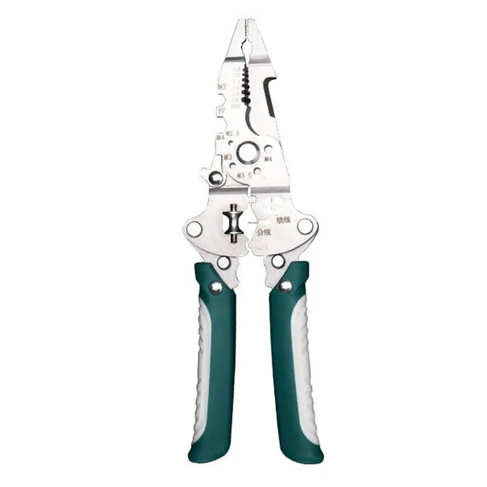 Foldable Wire Stripper Pliers – Strip, Crimp & Twist Tool