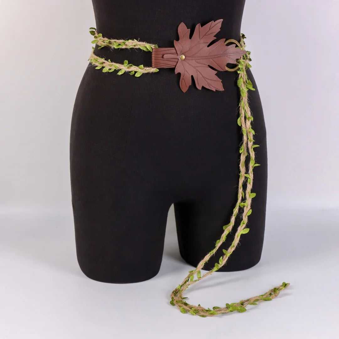 Medieval Long Knot Ring Belt Nordic Witch Rope Viking Revival Costume