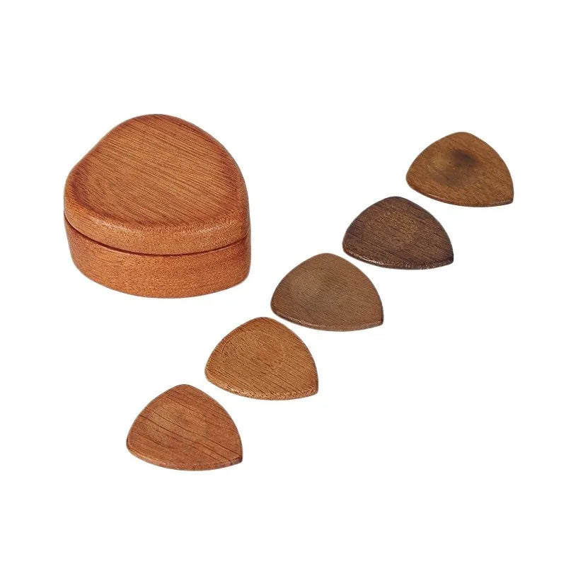 Wood Guitar Pick Electric Parts Premium Guitarpicks Enhancing Grip