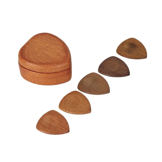 Wood Guitar Pick Electric Parts Premium Guitarpicks Enhancing Grip Peaceful Pleasures Health and Wellness