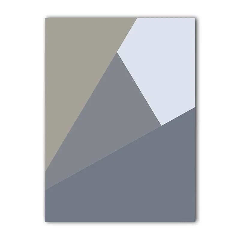 Abstract Geometric Triangle Canvas Wall Art | Modern Print Canvas Wall Art Peaceful Pleasures Health and Wellness 04 15x20cm No Frame China Mainland