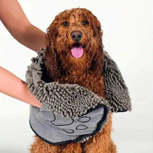 Super Absorbent Quick-Dry Pet Bath Towel for Dogs & Cats Pet Bath Towel Peaceful Pleasures Health and Wellness