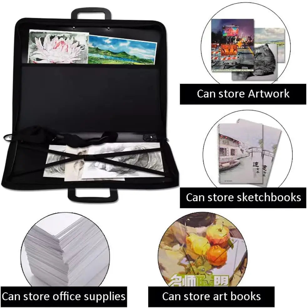 A3 Artist Portfolio Carrying Case | Art Storage Folder Bag