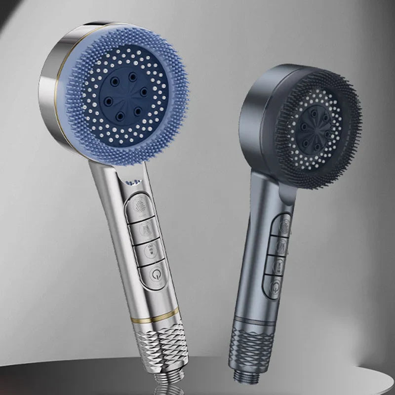 4-Speed Handheld Shower Head & Bracket Set | Rainfall Boost
