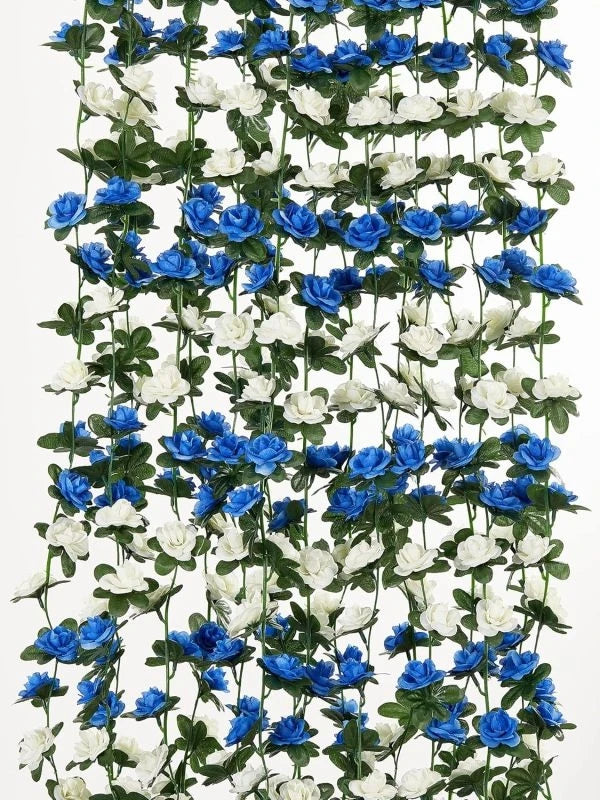 Artificial Silk Rose Vine Garland – Wedding & Home Decor