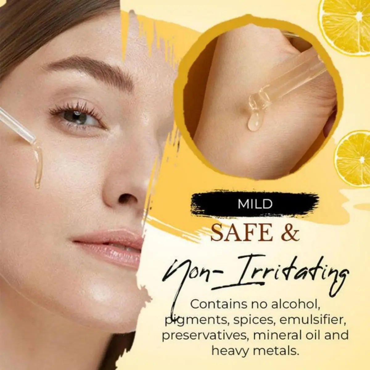 Turmeric Melasma Whitening Correcting Serum Facial Care Essence Oil Dark Spot Removal Brighten Skin Fade Pigment Freckle Melanin Peaceful Pleasures Health and Wellness