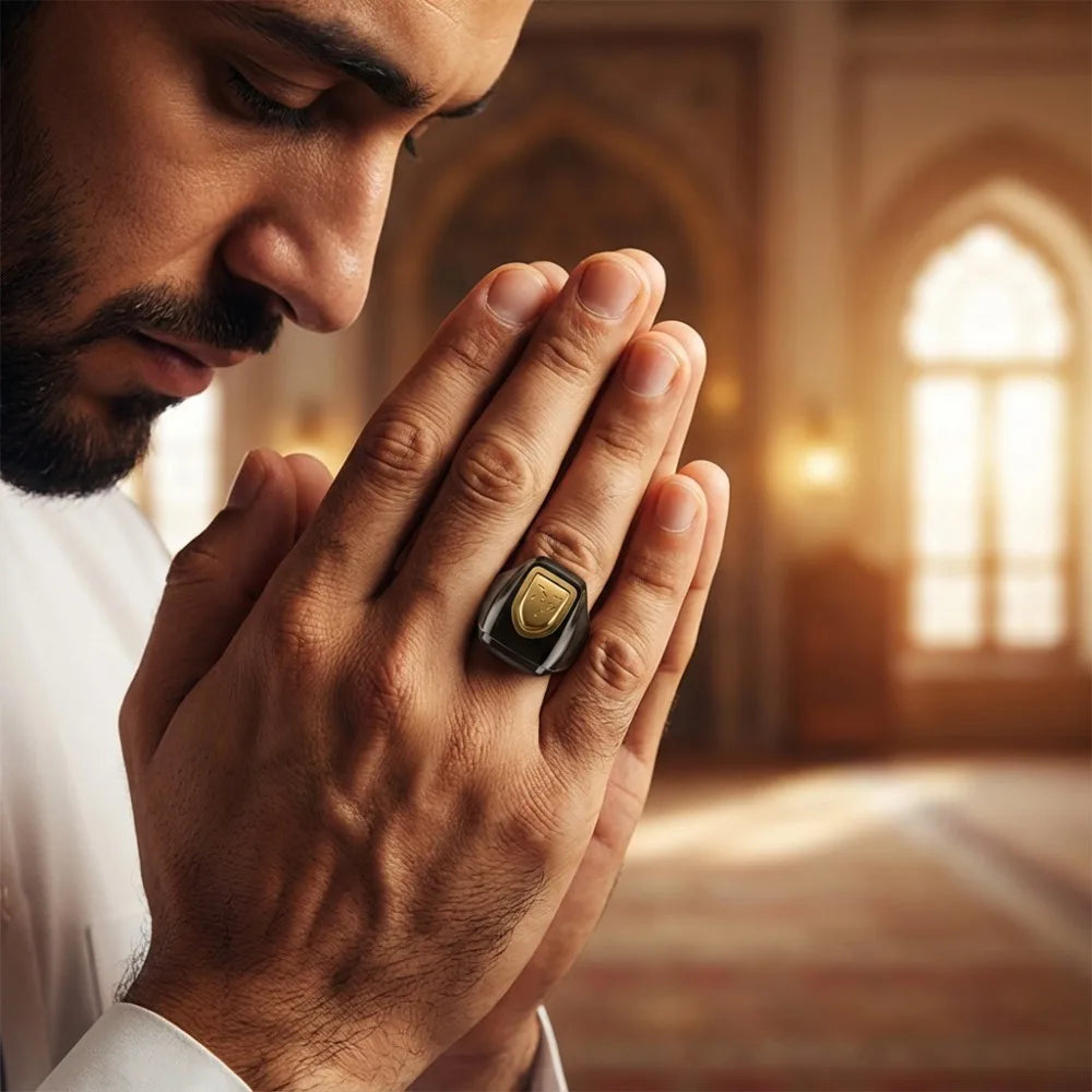 Smart Tasbih Prayer Ring Counter – APP & Vibration Reminder