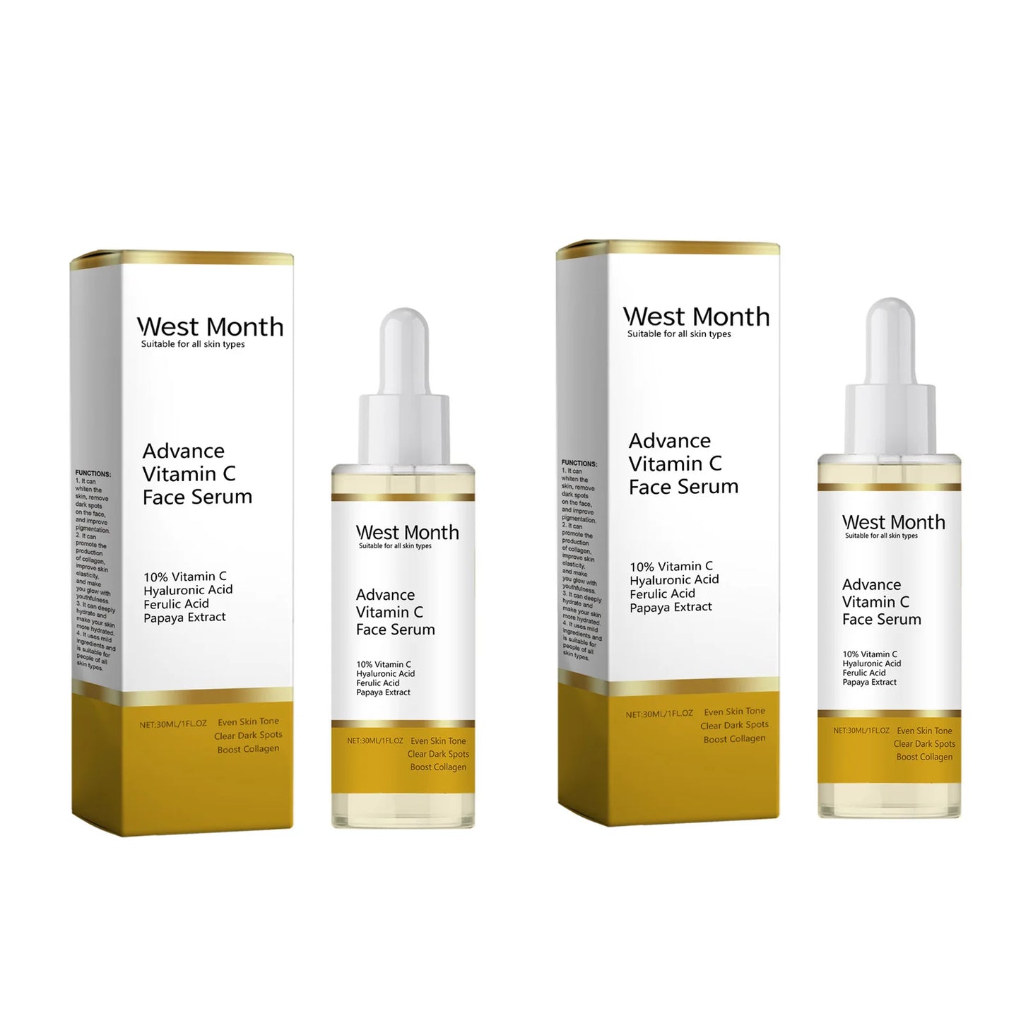 Vitamin C Face Serum – Dark Spot Corrector & Brightening