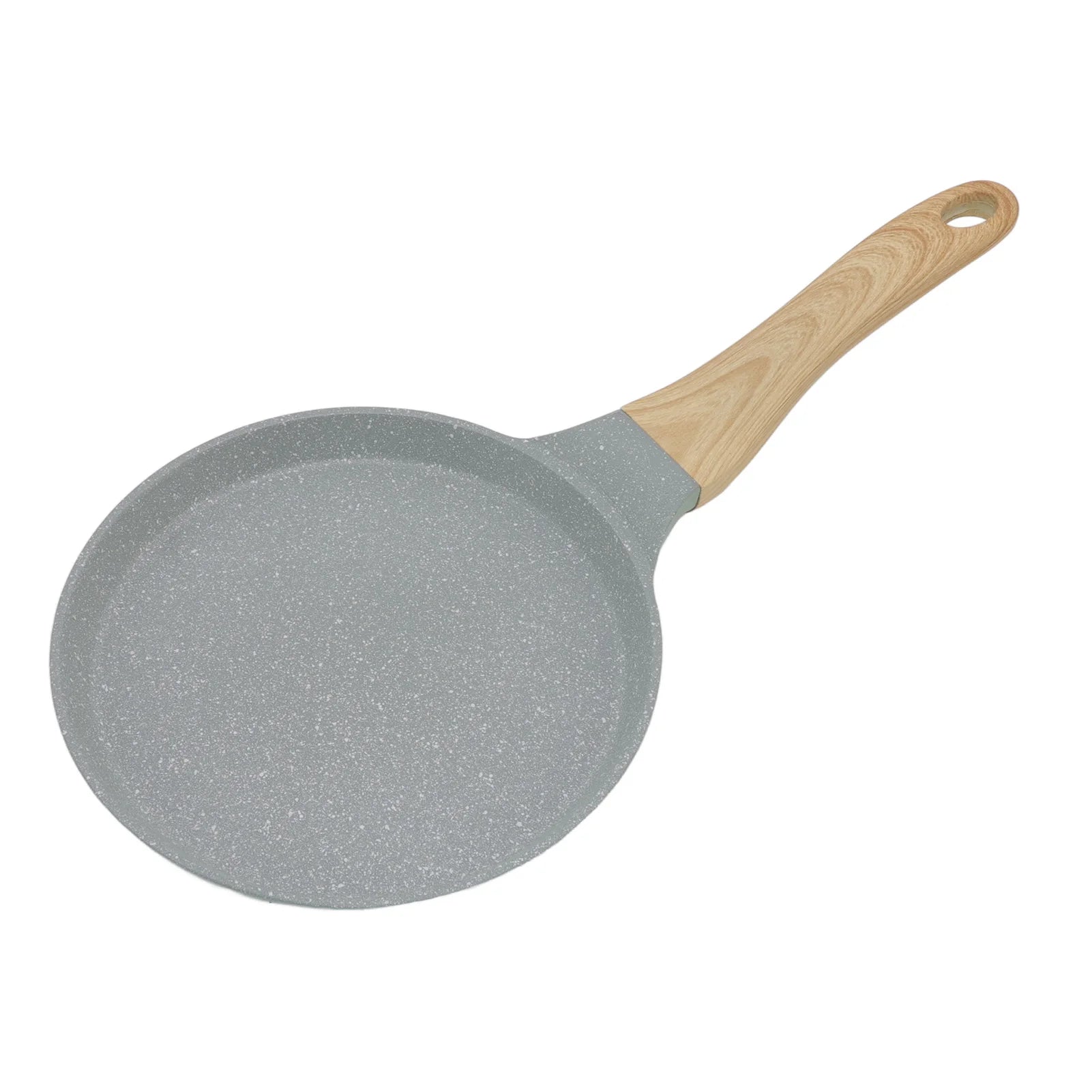 Breakfast Frying Pan Frying Pan Lightweight Aluminum Alloy Easy To Clean with Ergonomic Handle for Kitchen Peaceful Pleasures Health and Wellness