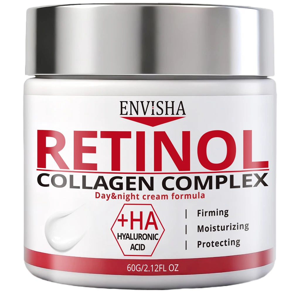 ENVISHA 5-Second Retinol Anti-Wrinkle Cream – Firming & Lifting, 60g Face Cream Peaceful Pleasures Health and Wellness VS-0269-AE