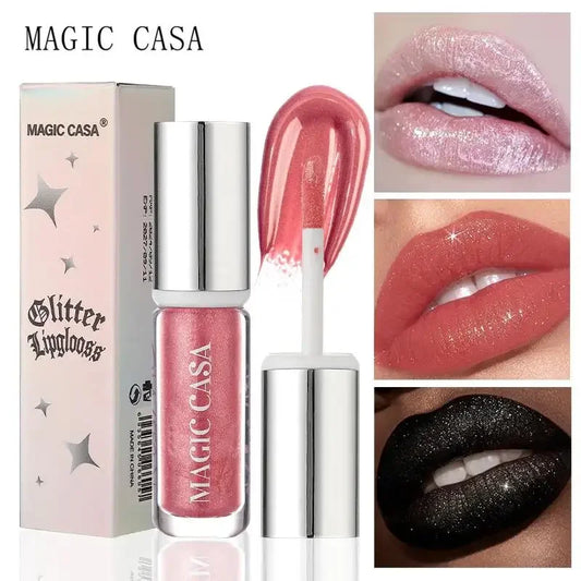 Diamond Pearlescent Shimmer Lip Gloss – Long-Lasting & Waterproof Shimmer Lip Gloss Oasis Select