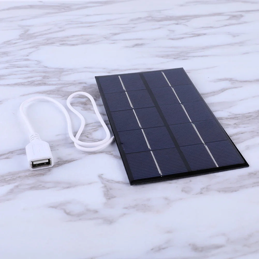 5W Portable Solar Panel USB Charger for Camping & Outdoors Peaceful Pleasures Health and Wellness
