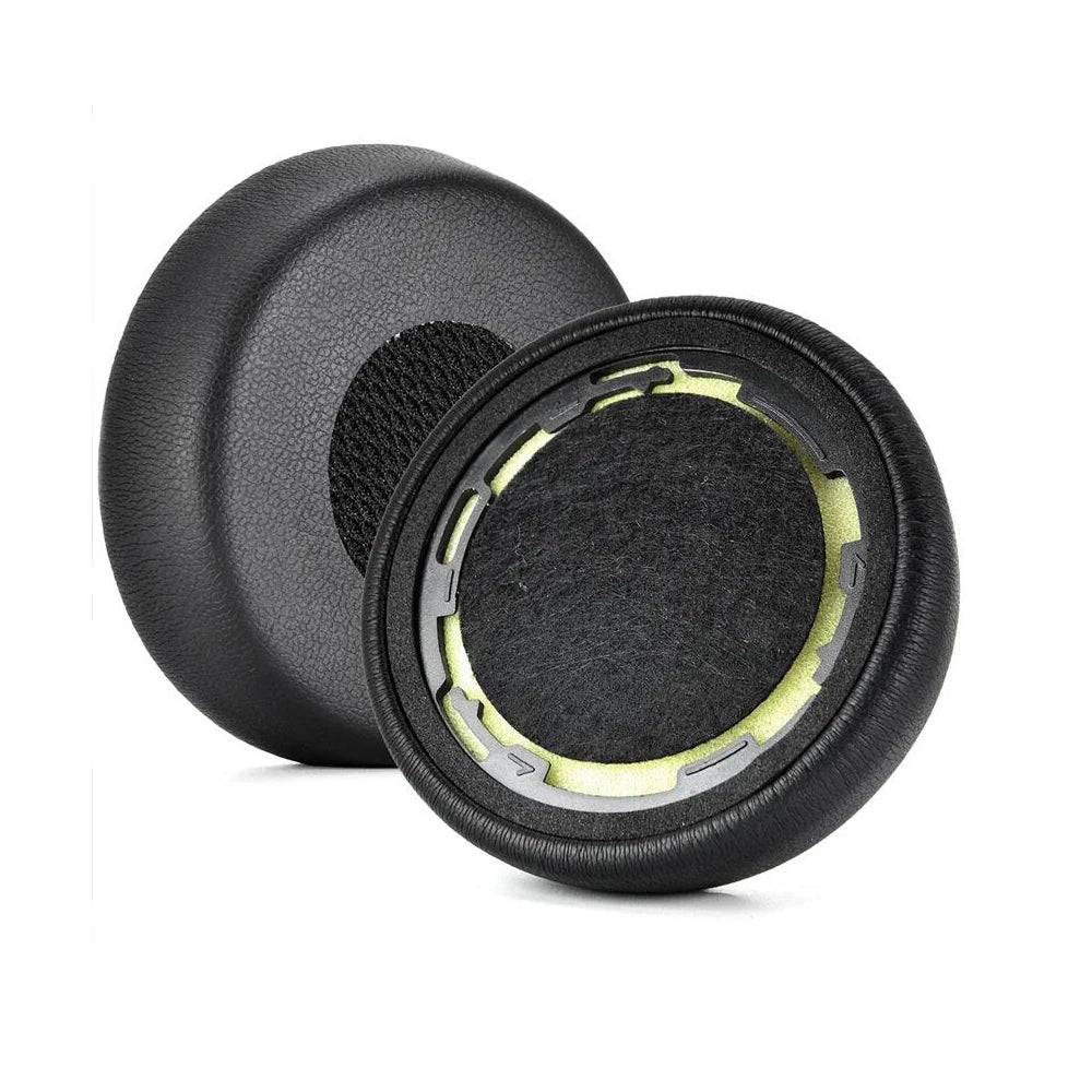 2 PCS/1 PAIR Leather Cushion Cover For Jabra Evolve 20SE 30II 40 65 75 Earpads Cover Sponge Soft Headphone Pads Black Peaceful Pleasures Health and Wellness