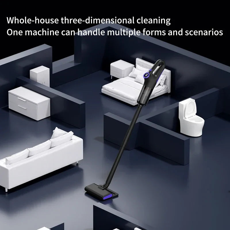 Cordless Handheld Vacuum – 15000Pa HEPA Wet & Dry, Pet Hair