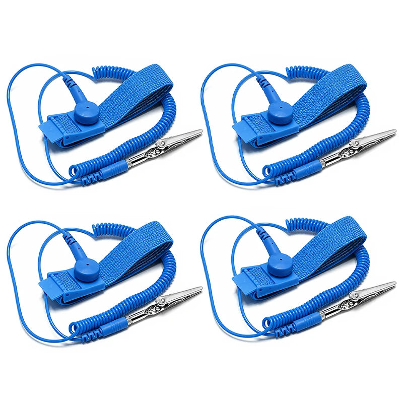 Anti-Static ESD Wrist Strap Grounding Band with Alligator Clip
