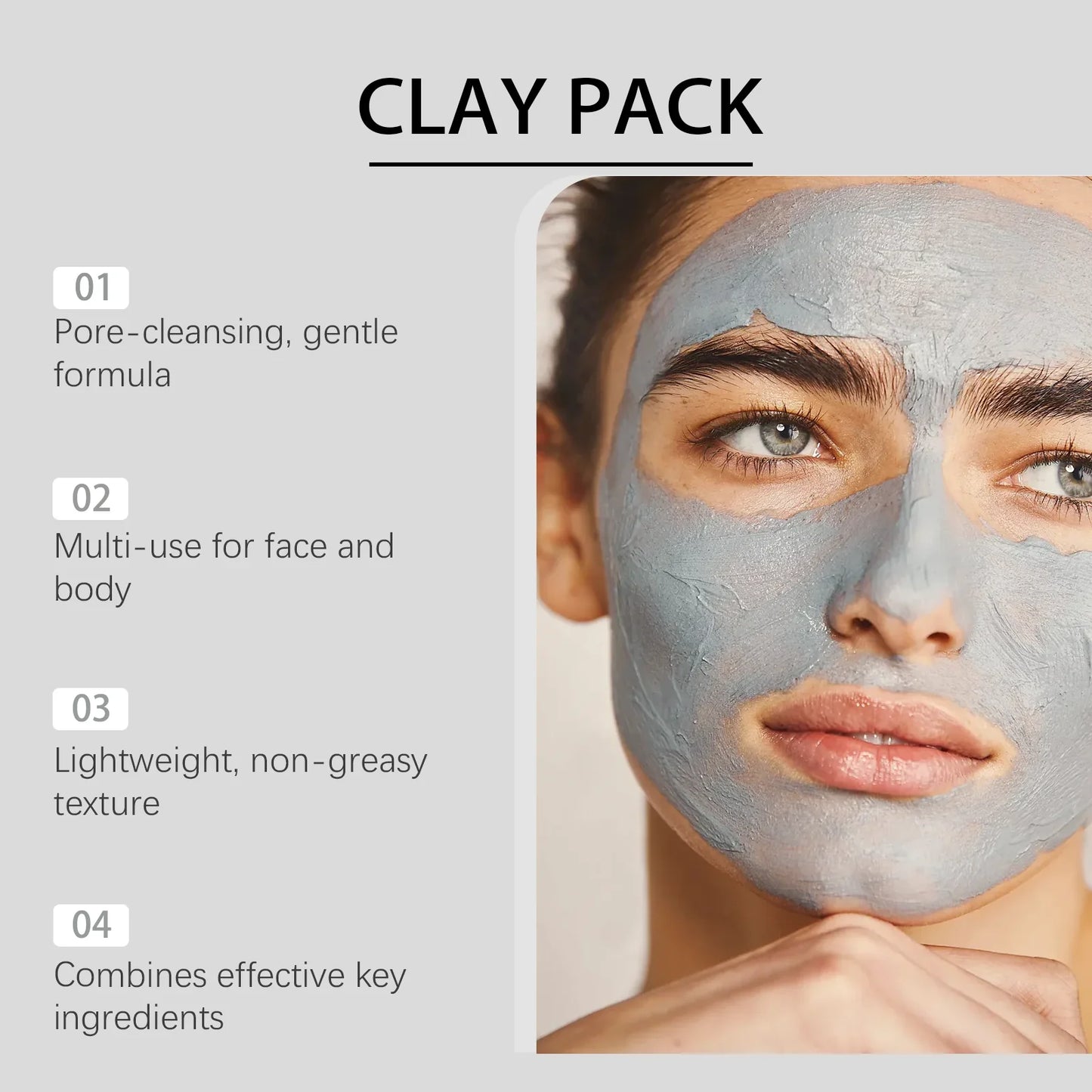 Mineral Mud Face Mask – Cleanses, Softens & Smooths Skin 100g