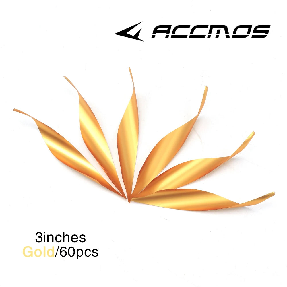 Archery Spin Vanes Spiral Feather DIY Arrow Sticker Tape Accessories