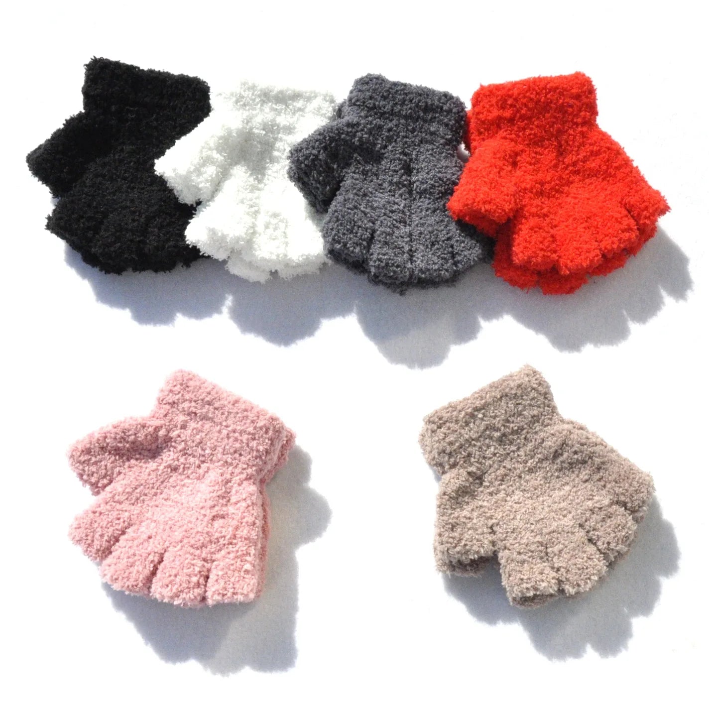 Baby Winter Mittens Plush Fleece Gloves for Toddlers 1-4Y